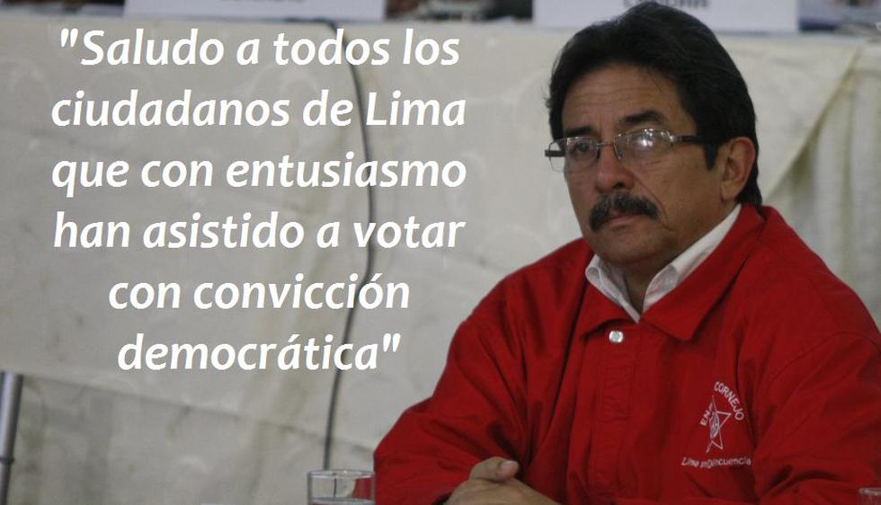 Enrique Cornejo ocupa el segundo puesto de las elecciones en Lima, según Ipsos Perú. (Perú 21)