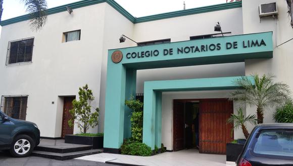 La Junta de Decanos de Notarios del Perú se pronunció sobre el contexto actual./ Foto: Andina