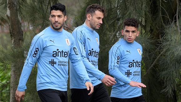 Uruguay tiene entre algodones a dos habituales titulares para el duelo contra Perú. (Foto: AFP)