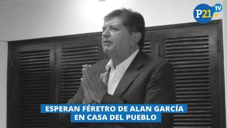Esperan féretro de Alan García en Casa del Pueblo