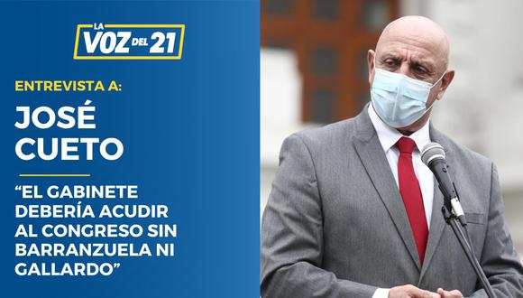 Perú21TV conversó con el legislador José Cueto de Renovación Popular sobre la cuestionada presencia del ministro del Interior Luis Barranzuela en el gabinete Vázquez y cuánto influirá que la premier acuda al congreso sin realizar cambios.