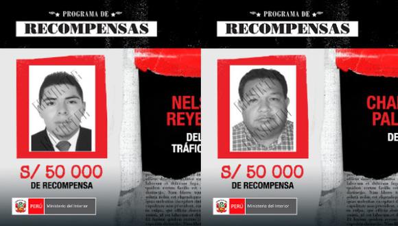 Ofrecen hasta S/50 mil por brindar información sobre estos 160 homicidas. (Mininter)