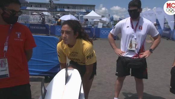Daniela Rosas quedó cuarta en su serie en el surf de Tokio 2020. (Captura: Marca Claro)