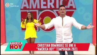 El nuevo conductor de América Hoy es Christian Domínguez