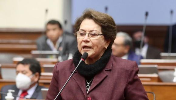 Gladys Echaíz está a favor que el viaje de 11 congresistas a Rusia se investigue en Ética. (Foto: Difusión).