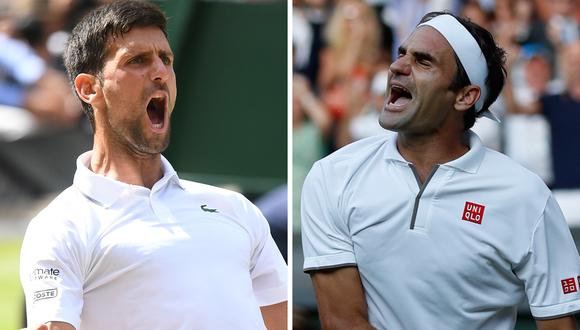 Novak Djokovic vs. Roger Federer se enfrentan en una nueva final. Esta vez en la hierba de Wimbledon. (Foto: AFP)