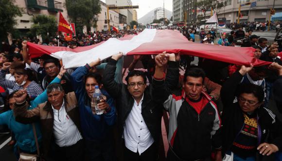 Se busca poner fin a las protestas. (Perú21)