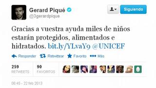 Gerard Piqué agradeció participación en baby shower con Shakira