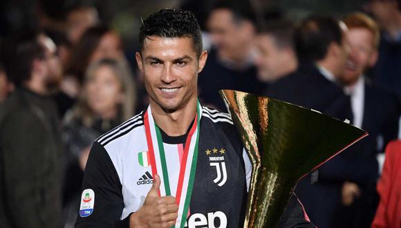 Cristiano Ronaldo aprueba la llegada de Maurizio Sarri como entrenador de Juventus. (Foto: AFP)