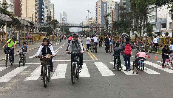 Avenida Brasil volverá a convertirse en circuito recreativo y deportivo este domingo 27 de octubre. (Foto: Municipalidad de Magdalena)