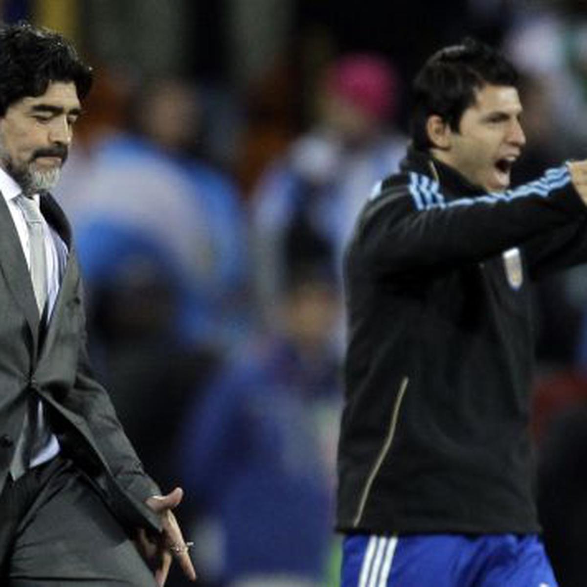 Diego Maradona llama “cagón” al 'Kun' Agüero | DEPORTES | PERU21