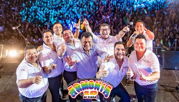 “Armonía 10” anunció su primer concierto presencial en Lima con capacidad para 600 personas. . (Fotos: Facebook / Armonía 10).