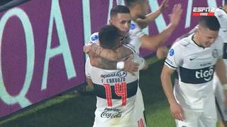 Olimpia vs Atlético Goianiense: Derlis González resolvió dentro del área y marcó el 1-0 del ‘Decano’ [VIDEO]