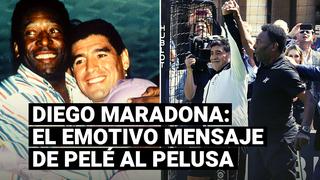 El emotivo mensaje que Pelé dedicó a Diego Maradona, a una semana de su muerte 