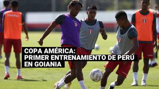 Selección peruana realiza su primer entrenamiento en Goiania con miras al duelo contra Colombia