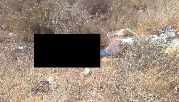 Arequipa: cadáver de una jovencita es hallado a un costado de una vía en Cayma (Foto: PNP)