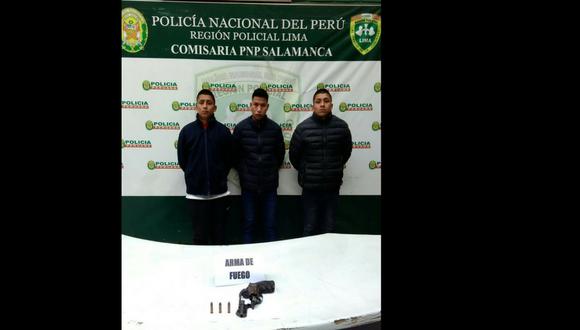Sandro Ávila Condori (22), César Ramírez Peralta (22) y Reyner Higuerey Guevara (28) son acusados de provocar desmanes dentro de discoteca. (Foto: Difusión PNP)&nbsp;