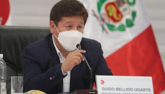 Guido Bellido criticó que la presidenta del Congreso dijera que "la calle" pide la vacancia de Pedro Castillo. (Foto: PCM)