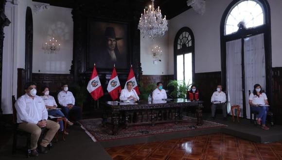 Ministros también son parte de la primera línea de defensa. | Foto: Presidencia Perú