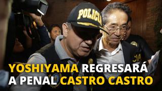 Jaime Yoshiyama regresará a penal Castro Castro