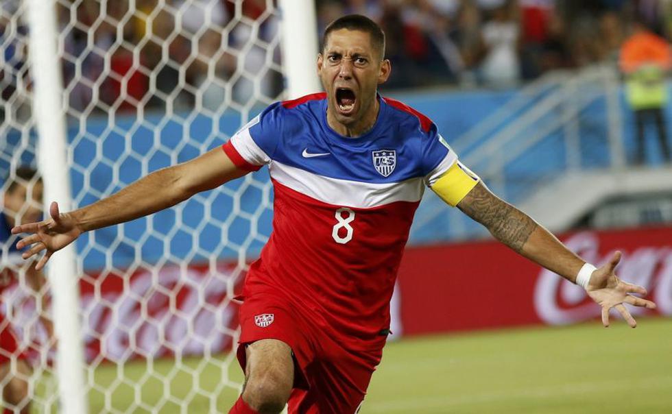 El estadounidense Clint Dempsey marcó el gol más rápido en lo que va de este Mundial a los 30 segundos del partido contra Ghana por el grupo G. (Reuters)