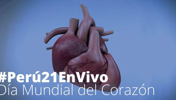 Este jueves es el Día Mundial del Corazón y Perú21 conversará EN VIVO con un especialista