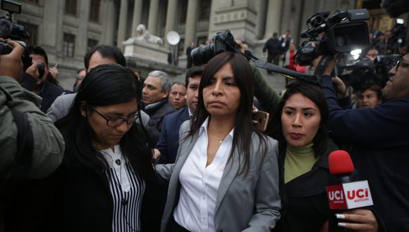 Giuliana Loza, abogada de Fujimori, aseguró que hay "intentos de presión" para que no se resuelva el caso. (Foto: Marco Ramón)