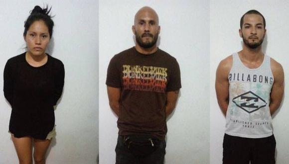 Presuntos traficantes de droga fueron detenidos el martes por la Policía Nacional.