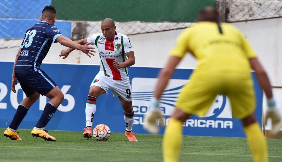 Real Garcilaso empató 2-2 ante Palestino en Cusco y buscará su clasificación en la Copa Sudamericana en Chile. (AFP)