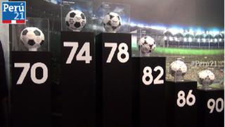 Minuto 90: El festival donde exhiben las pelotas de los Mundiales de Fútbol
