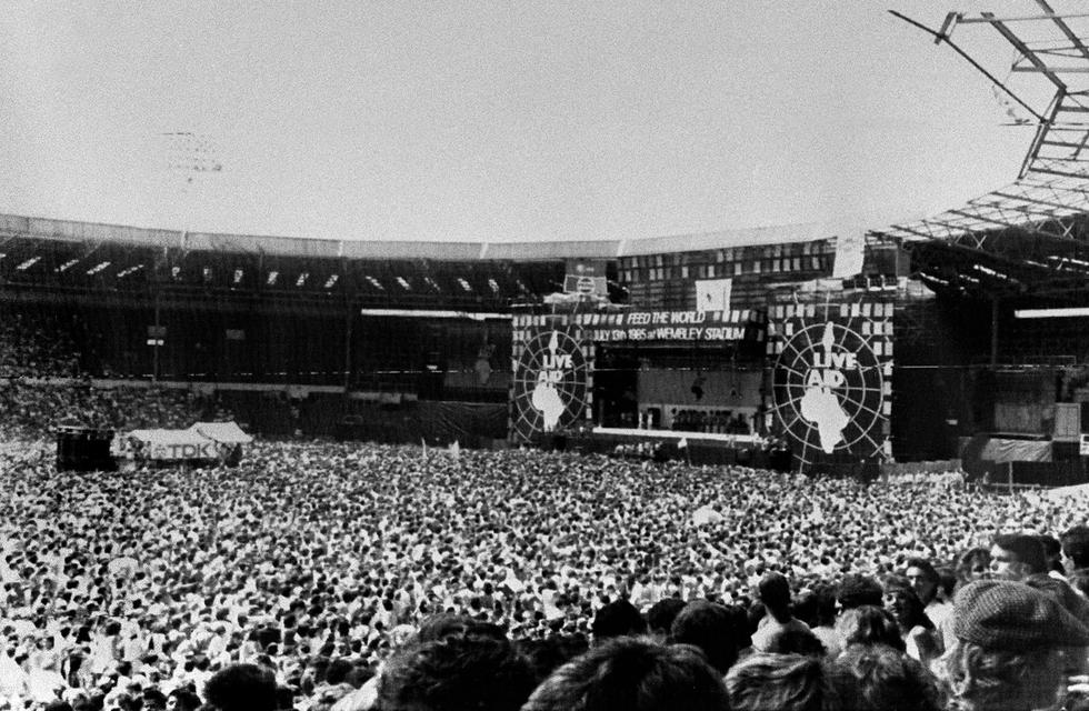 El concierto -simultáneo- Live Aid en Estados Unidos e Inglaterra dio origen a esta fecha. (Foto: AFP)