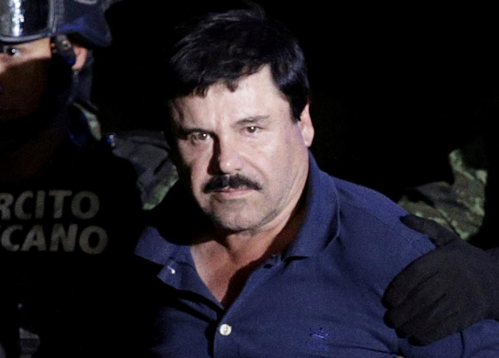 Joaquín El Chapo Guzmán fue recapturado el 8 de enero de 2016. (Reuters)
