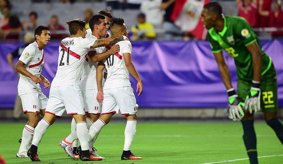 Perú empató 2-2 con Ecuador en partido por el grupo B de la Copa América Centenario. (AFP)