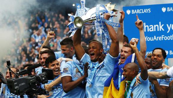 Manchester City se corona campeón de la Premier League. (Reuters)