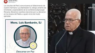 Confirman muerte de monseñor Luis Bambarén a causa de COVID-19