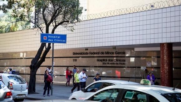 Fachada del Hospital de las Clínicas en Minas Gerais (Foto: Gobierno brasileño).