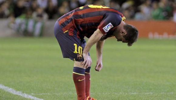 Lionel Messi ha sufrido varias dolencias musculares. (EFE)