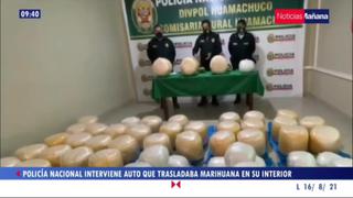 Policía Nacional incautó 295 kilos de marihuana en La Libertad