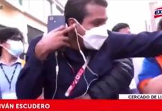 Reportero de Exitosa fue apartado de Jorge Muñoz por personal de seguridad | VIDEOS