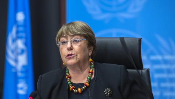 Michelle Bachelet, la alta comisionada por los Derechos Humanos de las Naciones Unidas. AP