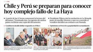 La Haya: Portadas de diarios de Perú y Chile antes del fallo [Fotos]