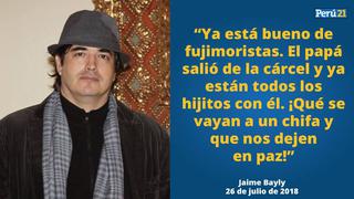 Jaime Bayly: “Estoy harto de los fujimoristas” [VIDEOS]