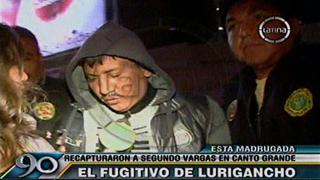 Recapturan a implicado en crimen de Luis Choy que fugó de Lurigancho
