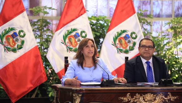 Presidenta Dina Boluarte y premier Otárola ampliarán abanico de interlocutores en ronda de diálogo. (Foto: @presidenciaperu)