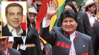 Evo Morales y Alexis Tsipras acordaron realizar visitas oficiales mutuas