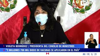 Ministra Bermúdez: “A nivel nacional van siete semanas de descenso de contagios de Covid-19”