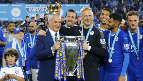 Claudio Ranieri se consagró campeón con el Leicester City en la Premier League. (Reuters)