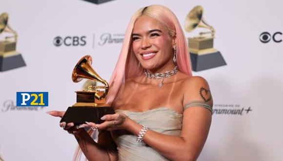 La estrella colombiana también arrasó en los Grammy Latino 2023 (Foto: EFE / Allison Dinner)