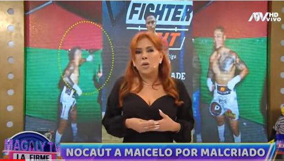 Magaly Medina tras violenta reacción de Jonathan Maicelo: “Es un deportista y no puede estar en ese plan”. (Foto: Captura de video de YouTube)