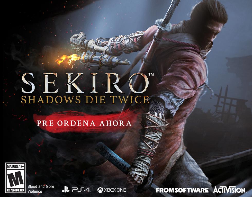 Sekiro: Shadows Die Twice llega este próximo 22 de marzo en PS4, Xbox One y PC.